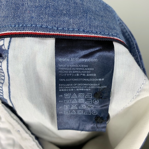 Tommy Hilfiger 38 Tropical Blue Classic Fit Shorts - Picture 6 of 7